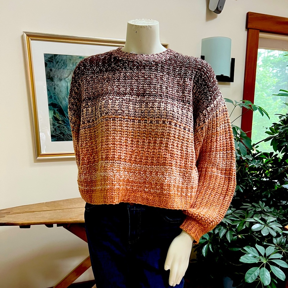 525 Born In BKLYN Sweater.  Style #FA21FA20S140.  Cocoa/Multi